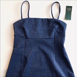 Mini blue dress